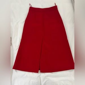 Prada Skirt red color .  For women size small . Perfect condition.